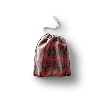 Le Jardin du Lin Printed Cotton Drawstring Bags