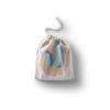 Le Jardin du Lin Printed Cotton Drawstring Bag, Reusable Multipurpose Shopping Bag, Foldable, 30 x 40 cm view 1