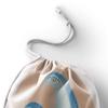 Le Jardin du Lin Printed Cotton Drawstring Bag, Reusable Multipurpose Shopping Bag, Foldable, 30 x 40 cm view 3