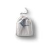 Le Jardin du Lin Printed Cotton Drawstring Bag, Reusable, Foldable, 30 x 40 cm view 1