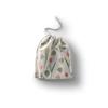 Le Jardin du Lin Printed Cotton Drawstring Bag, Reusable, Foldable, 30 x 40 cm view 1
