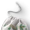 Le Jardin du Lin Printed Cotton Drawstring Bags, Reusable Multipurpose Shopping and Produce Bag, Foldable, 20 x 30 cm view 3