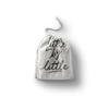 Le Jardin du Lin Printed Cotton Drawstring Bag, Reusable, Foldable, 12 x 15 cm view 1