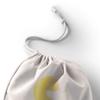 Le Jardin du Lin Printed Cotton Drawstring Bag, Reusable, Foldable, 20 x 30 cm view 3