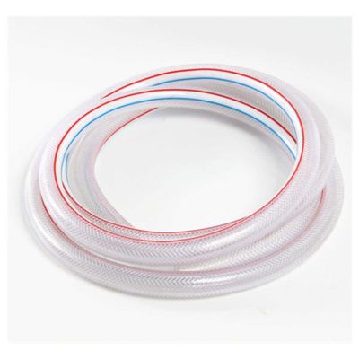PVC Fiber-Reinforced Braided Hose, 6 mm / 8/9/10/15/19/25–14 mm × 2.5 mm