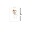 Le Jardin du Lin Printed Cotton Drawstring Bag, Reusable, Foldable, 20 x 30 cm view 2