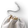 Le Jardin du Lin Printed Cotton Drawstring Bag, Reusable, Foldable, 20 x 30 cm view 3
