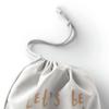 Le Jardin du Lin Printed Cotton Drawstring Bag, Reusable, Foldable, 12 x 15 cm view 3