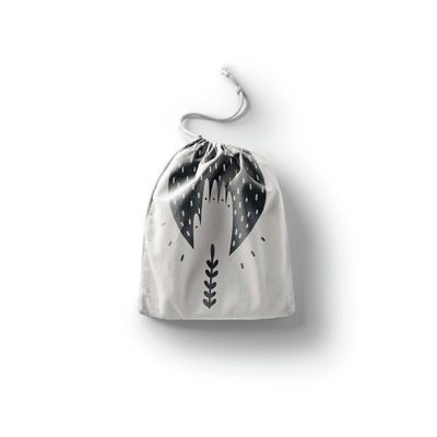 Le Jardin du Lin Printed Cotton Drawstring Bags