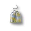 Le Jardin du Lin Printed Cotton Drawstring Bag, Reusable, 12 x 15 cm view 1