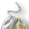 Le Jardin du Lin Printed Cotton Drawstring Bag, Reusable, 12 x 15 cm view 3