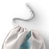 Le Jardin du Lin Printed Cotton Drawstring Bag, Reusable Multipurpose Storage Bag, 12 x 15 cm view 3