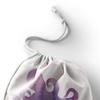 Le Jardin du Lin Printed Cotton Drawstring Bags, Reusable, Foldable, 12 x 15 cm view 3