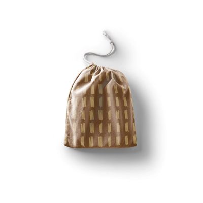 Le Jardin du Lin Printed Cotton Drawstring Bags