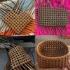 500 g (70 m) 8 mm Synthetic Rattan Weaving Material, Coffee Gradient view 4