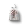 Le Jardin du Lin Printed Cotton Drawstring Bag, Reusable, Foldable, 12 x 15 cm view 1