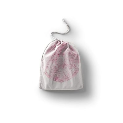 Le Jardin du Lin Printed Cotton Drawstring Bags