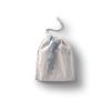 Le Jardin du Lin Printed Cotton Drawstring Bag, Reusable Multipurpose Shopping Bag, 12 x 15 cm view 1