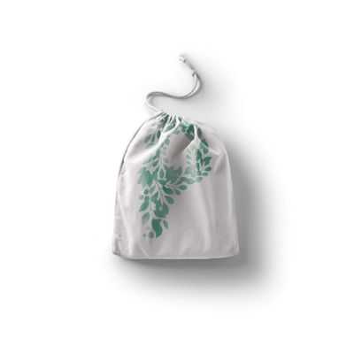Le Jardin du Lin Printed Cotton Drawstring Bags