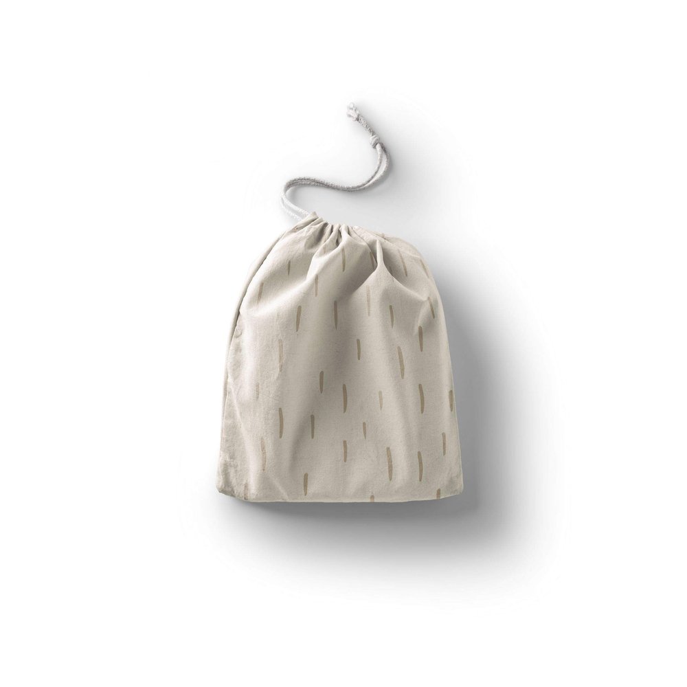 Le Jardin du Lin Printed Cotton Drawstring Bags