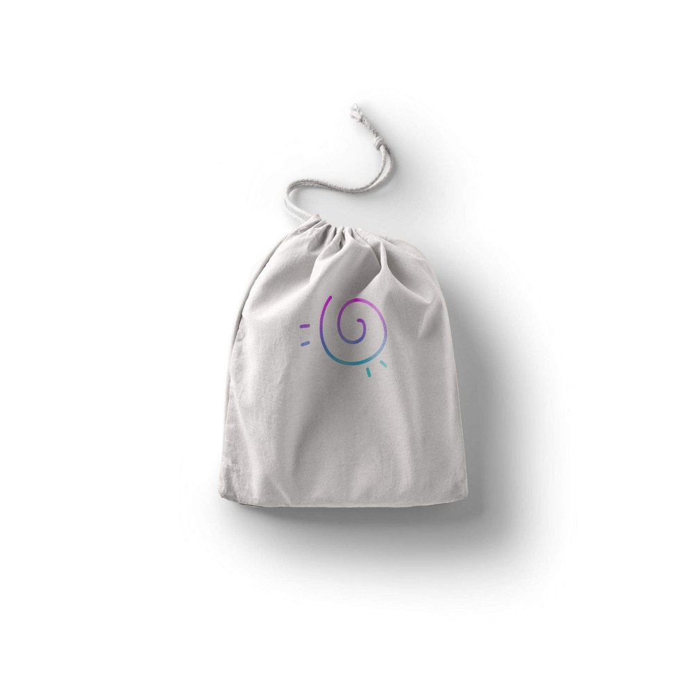 Le Jardin du Lin Printed Cotton Drawstring Bags