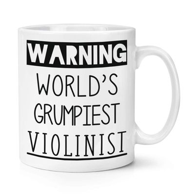 Warning World's Grumpiest Violinist Mug, 295 ml