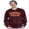 Blue 84 Men's Crewneck Sweatshirt, Arch, Team Color view 2