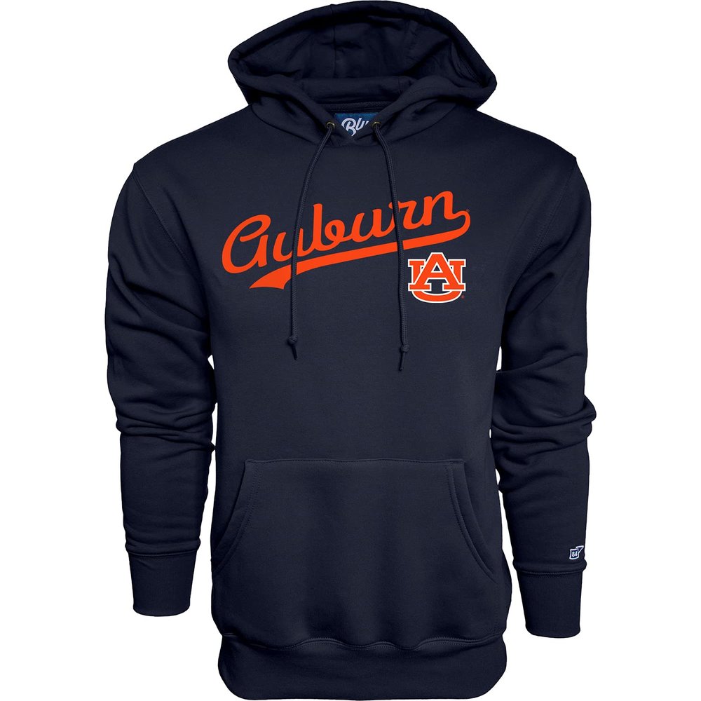 Blue 84 Men's Cursive Team Color Pullover Hoodie