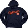 Blue 84 Men's Cursive Team Color Pullover Hoodie view 3