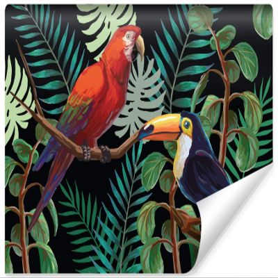 Muralo Self-Adhesive Photo Wallpaper, Nature, Forest, Jungle - 450 x 300 cm