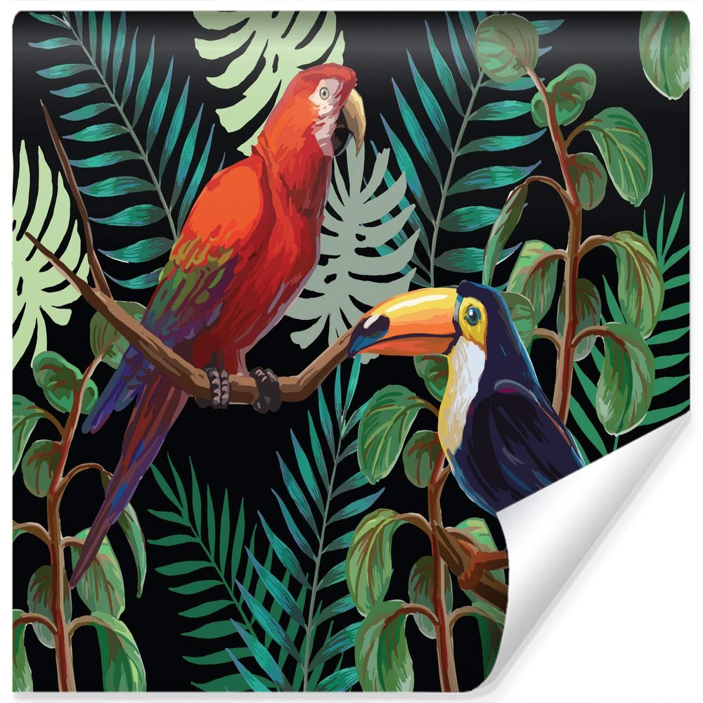 Muralo Self-Adhesive Photo Wallpaper, Nature, Forest, Jungle - 450 x 300 cm