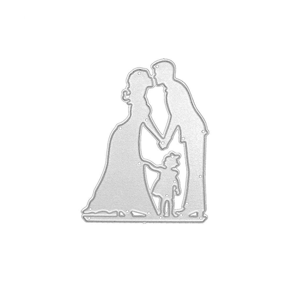 Aeromdale Metal Die-Cutting Template for Crafts, Scrapbooking, Cards and Embossing, 55 x 72 mm, 1 Piece