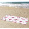 Chickw1 Microfiber Beach Towel, Lightweight and Quick-Drying, Flamingo, 10.80 x 180 cm view 4