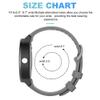 Wownadu 22 mm Quick-Release Sport Silicone Replacement Band, Compatible with Garmin Forerunner 255/265, Venu 3, Vivoactive 4 and Fossil Gen 5/6 44 mm, Gray view 3