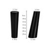 4-Piece Solid Wood Furniture Legs, Tapered Replacement Legs with Mounting Plates and Screws, 15 cm view 2