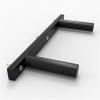 Wall-Mounted Weight Plate Rack, 50 mm, 3 Pegs view 3