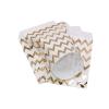 rrrrr 25-Piece Kraft Paper Candy Bags, Chevron Polka Dot Gift Bags for Weddings, Birthdays, Anniversaries and Parties view 1