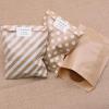 rrrrr 25-Piece Kraft Paper Candy Bags, Chevron Polka Dot Gift Bags for Weddings, Birthdays, Anniversaries and Parties view 3