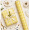 marburg Yellow Gift Wrapping Paper, 10 m, Diamond Pattern view 1