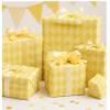 marburg Yellow Gift Wrapping Paper, 10 m, Diamond Pattern view 4