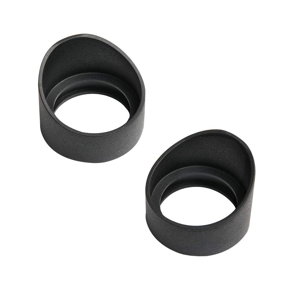 Acxico 2-Pack Rubber Eye Guards for Binoculars and Microscopes, 32–35 mm