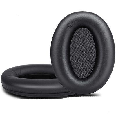 SHEAWA Replacement Earpads, Soft Protein Leather, for Sony WH-1000XM3, Over-Ear Headphone Accessory (Black)
