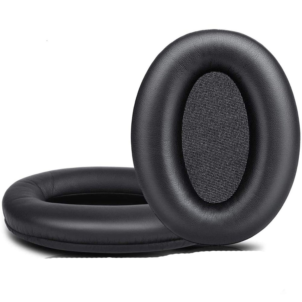 SHEAWA Replacement Earpads, Soft Protein Leather, for Sony WH-1000XM3, Over-Ear Headphone Accessory (Black)