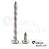 OPIOL QUALITY Stainless Steel A2 V2A Torx Pan Head Self-Tapping Sheet Metal Screws 4.2 x 38 mm, ISO 14585 / DIN 7981, 5 pcs view 4