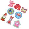 Embroidered Iron-On Patches, 8-Piece Set – Elephant, Cat & Rabbit view 3