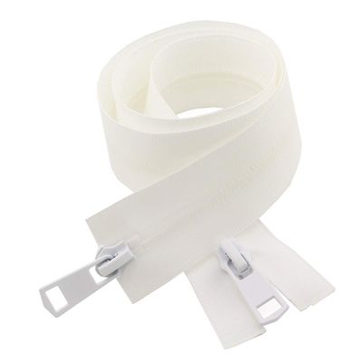 Temhyu Shuxiang Double-Slider Eco Waterproof Plastic Nylon Zippers, 5# 60/70/75/80/90/15/120/150 cm