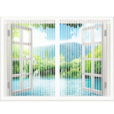 Magnetic Fly Screen Curtain for Windows, 180 x 215 cm