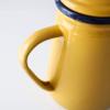 1.1-Liter Retro Enamel Pot with Lid for Milk, Juice, Coffee, Tea, or Hot Soup view 4
