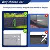 MENGH Balcony Privacy Screen 130 x 400 cm, Light Gray, No Drilling, Wind & UV Protection, 160 g/m² view 4