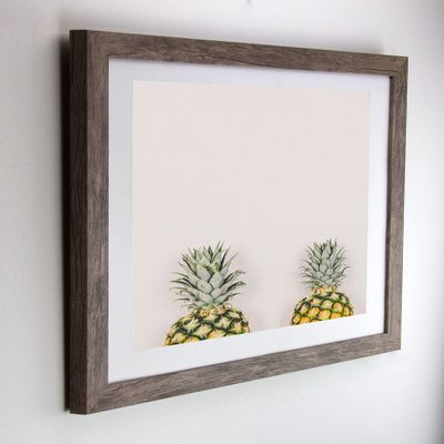 Bonito Slimline Puzzle & Poster Frame 30 x 80 cm, Applewood Decor, Clear Acrylic Glazing